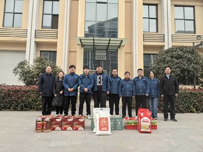 索凌电气新春慰问送关怀，节前安全督导保平安